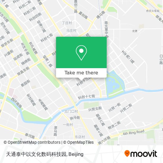 天通泰中以文化数码科技园 map