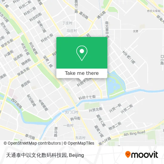 天通泰中以文化数码科技园 map