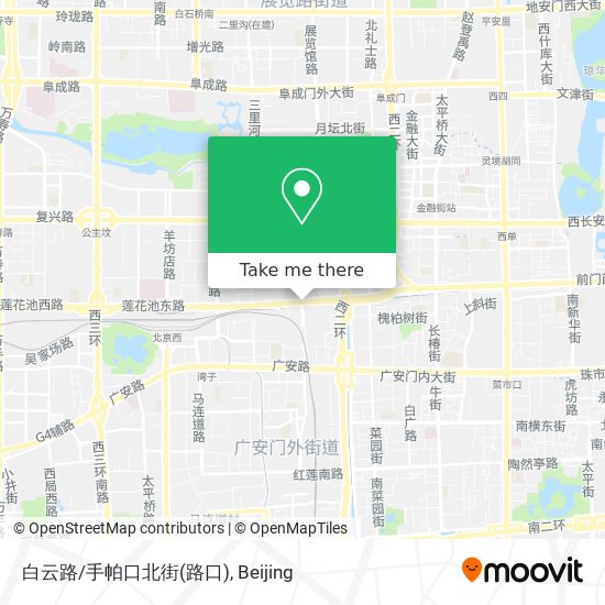 白云路/手帕口北街(路口) map
