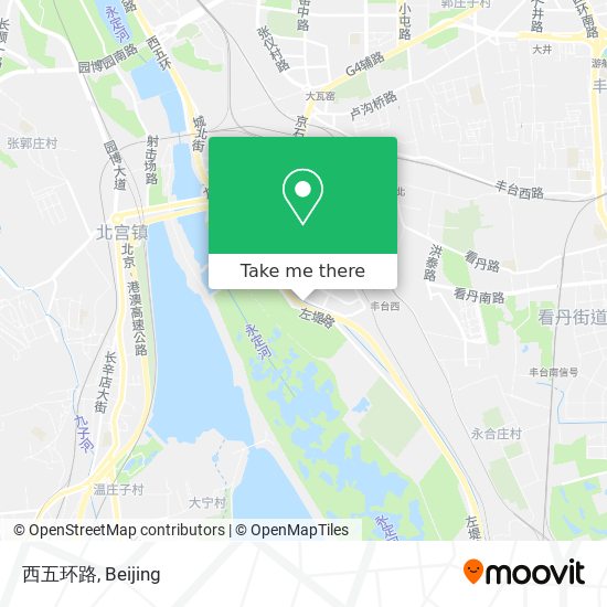 西五环路 map