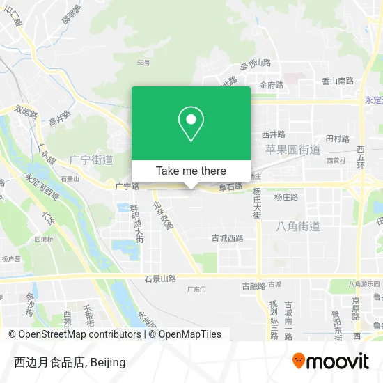 西边月食品店 map