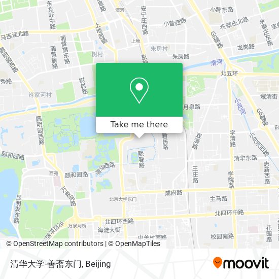 清华大学-善斋东门 map