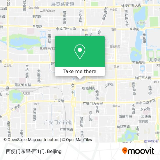 西便门东里-西1门 map