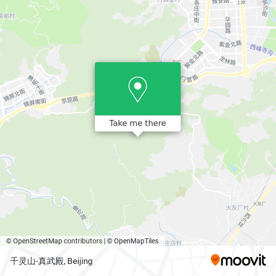 千灵山-真武殿 map