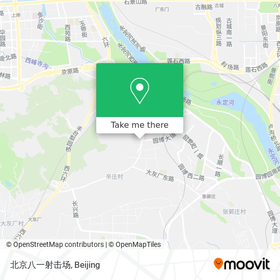 北京八一射击场 map
