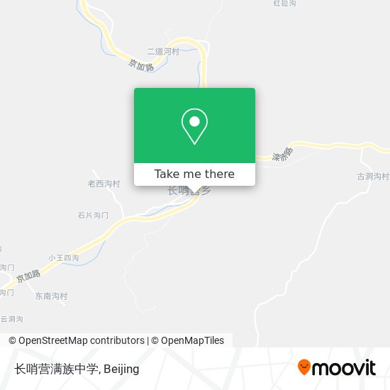 长哨营满族中学 map
