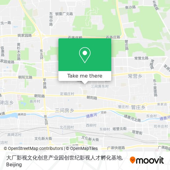 大厂影视文化创意产业园创世纪影视人才孵化基地 map
