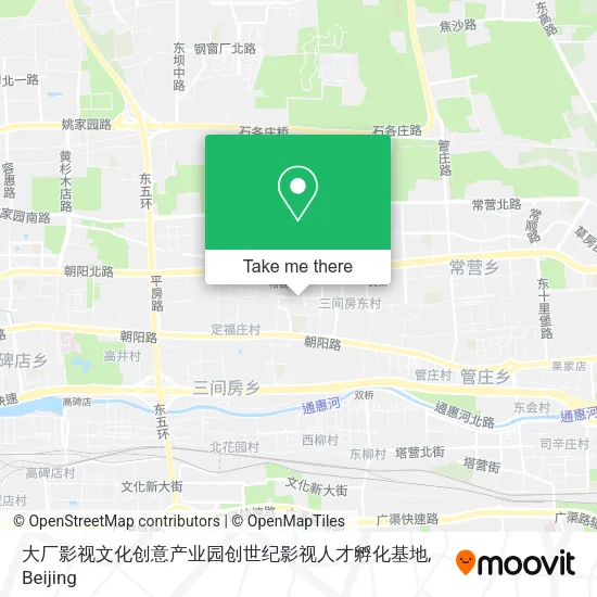 大厂影视文化创意产业园创世纪影视人才孵化基地 map