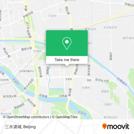 三水潞城 map