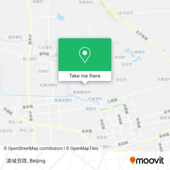 潞城营路 map