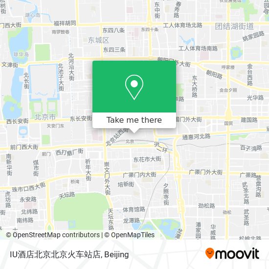 IU酒店北京北京火车站店 map