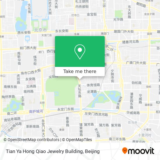 Tian Ya Hong Qiao Jewelry Building map