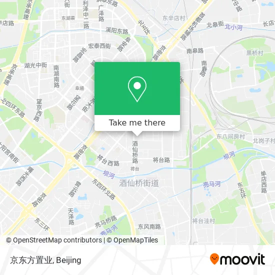 京东方置业 map