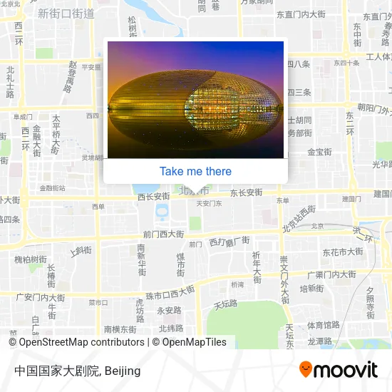 中国国家大剧院 map