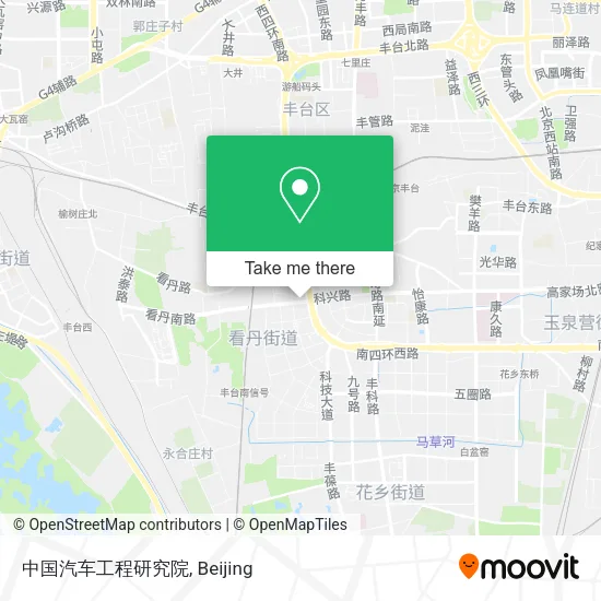 中国汽车工程研究院 map