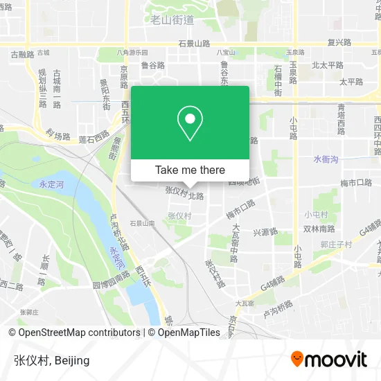 张仪村 map