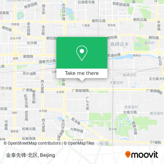 金泰先锋-北区 map