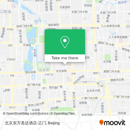 北京东方圣达酒店-正门 map