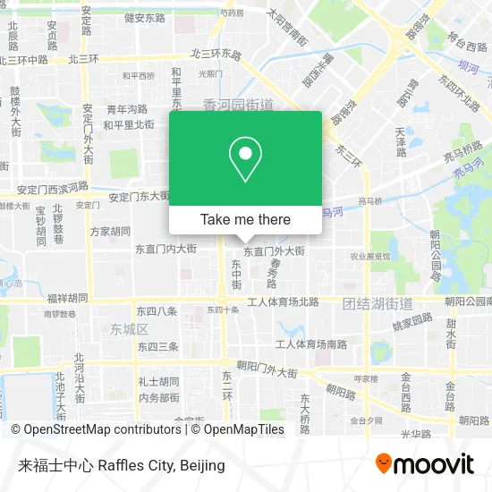 来福士中心 Raffles City map