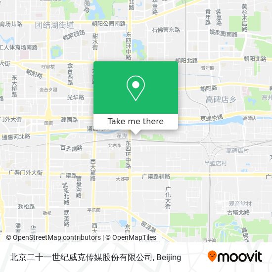 北京二十一世纪威克传媒股份有限公司 map