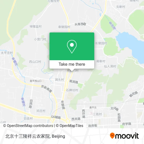 北京十三陵祥云农家院 map