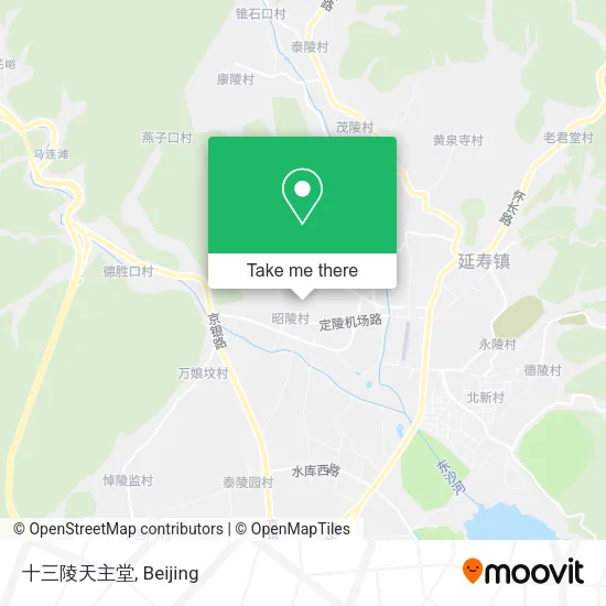 十三陵天主堂 map