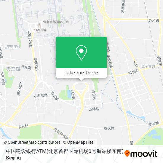 中国建设银行ATM(北京首都国际机场3号航站楼东南) map