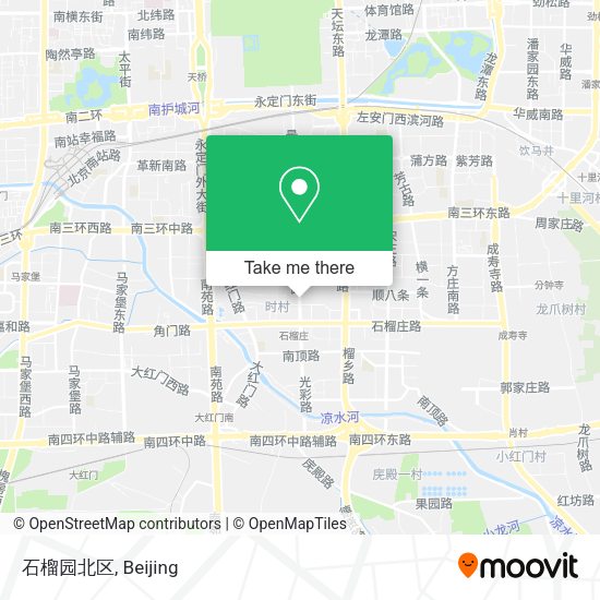 石榴园北区 map