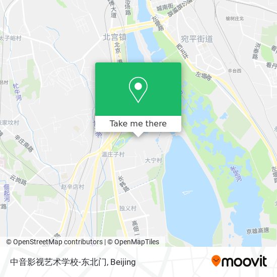 中音影视艺术学校-东北门 map
