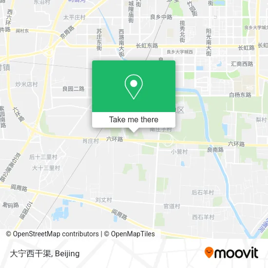 大宁西干渠 map
