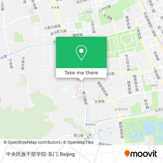 中央民族干部学院-东门 map