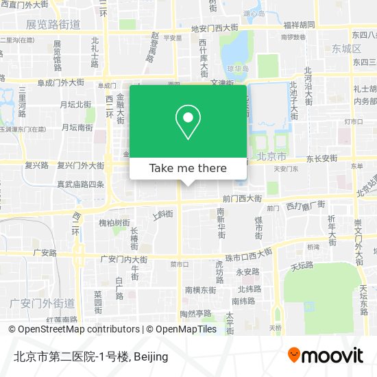 北京市第二医院-1号楼 map