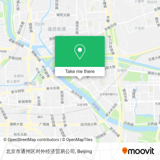北京市通州区对外经济贸易公司 map
