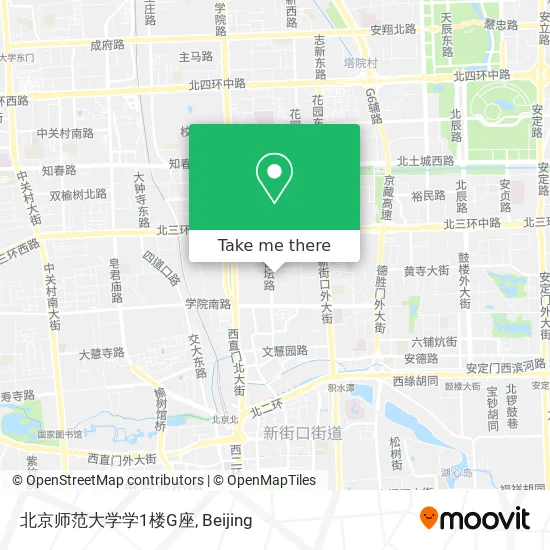 北京师范大学学1楼G座 map