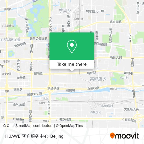 HUAWEI客户服务中心 map