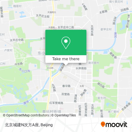 北京城建N次方A座 map