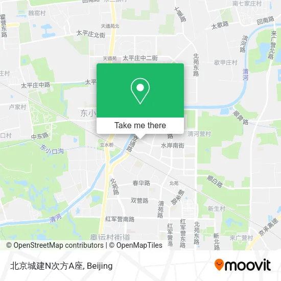 北京城建N次方A座 map