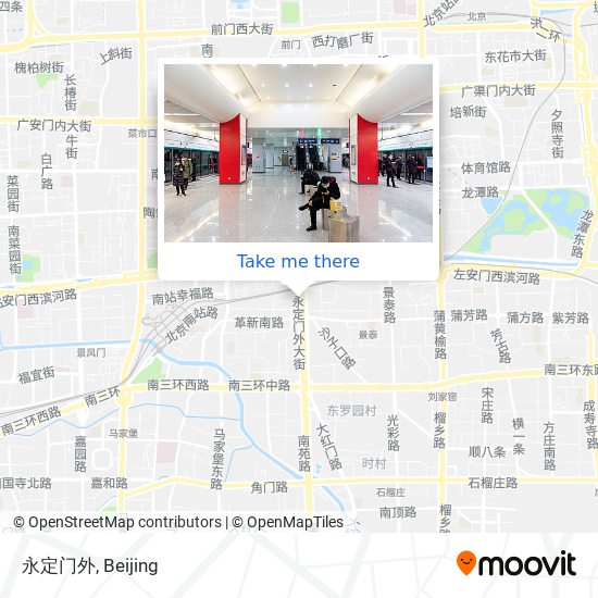 永定门外 map