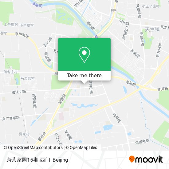 康营家园15期-西门 map