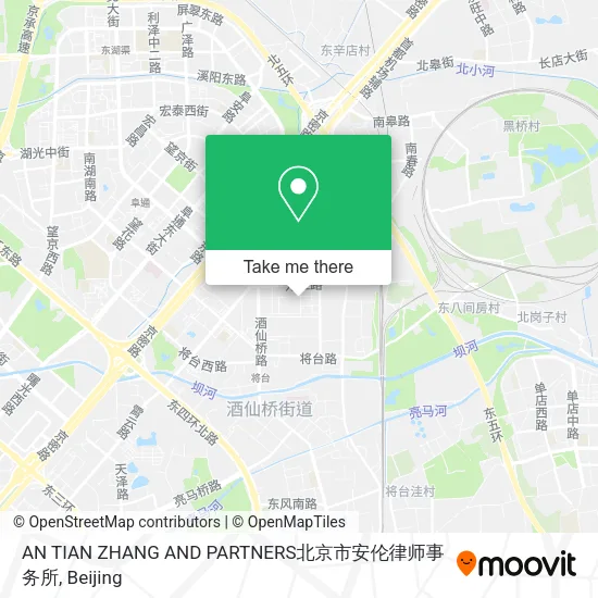 AN TIAN ZHANG AND PARTNERS北京市安伦律师事务所 map