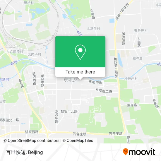 百世快递 map