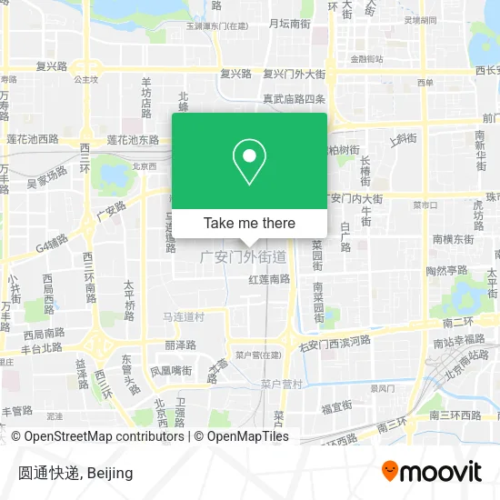 圆通快递 map