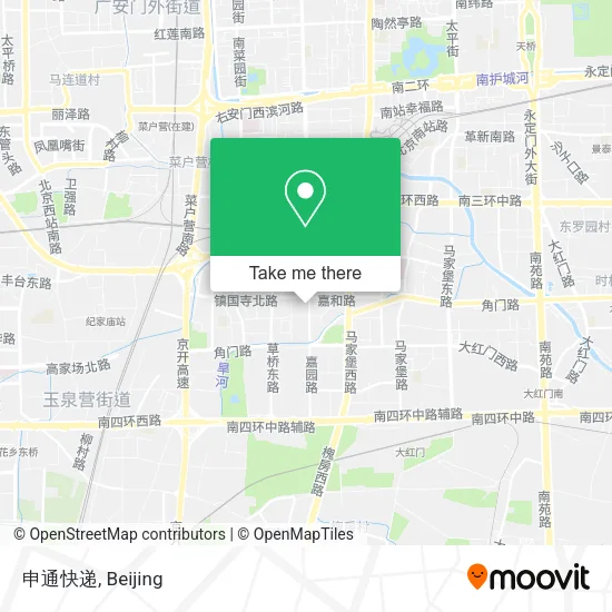 申通快递 map