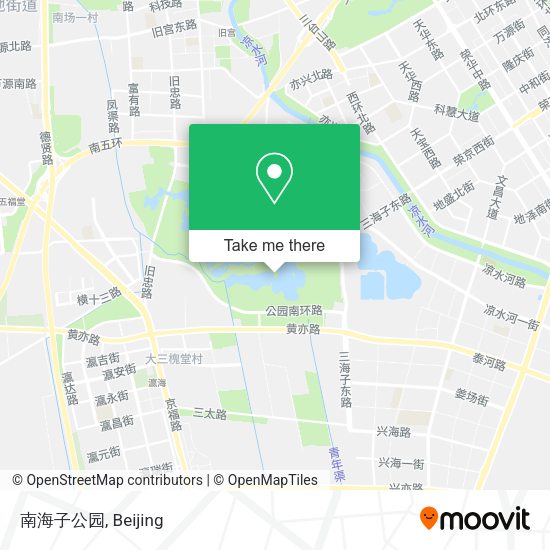 南海子公园 map