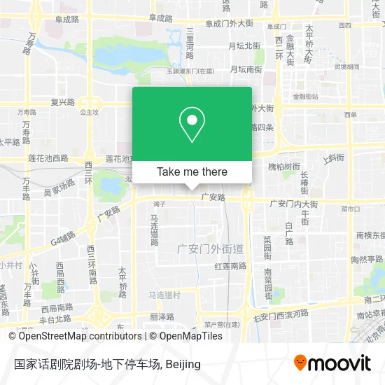 国家话剧院剧场-地下停车场 map