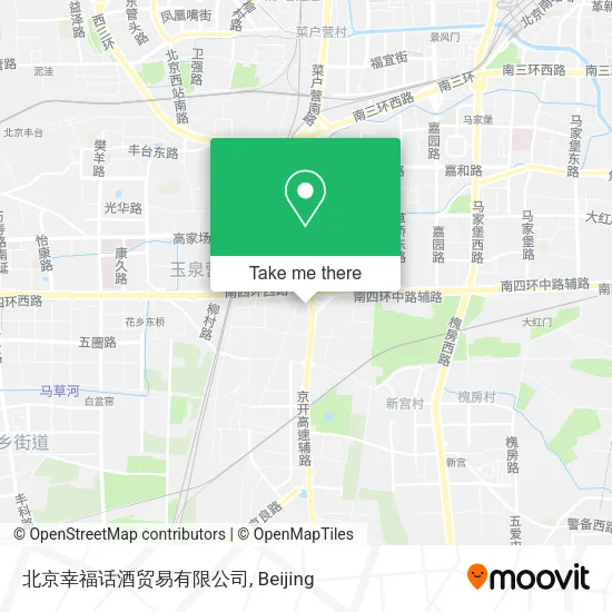 北京幸福话酒贸易有限公司 map
