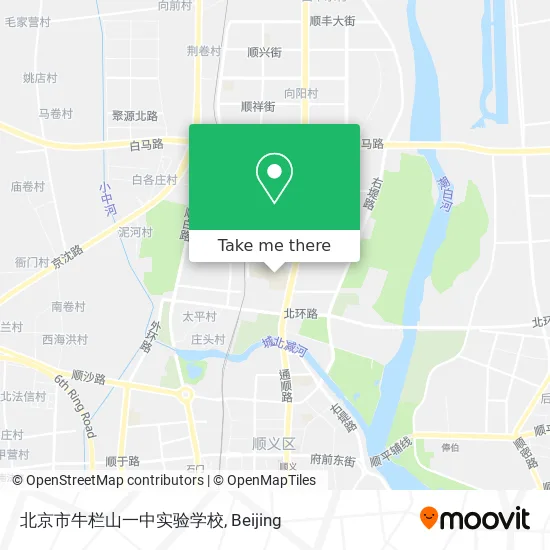 北京市牛栏山一中实验学校 map