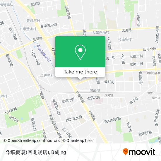 华联商厦(回龙观店) map