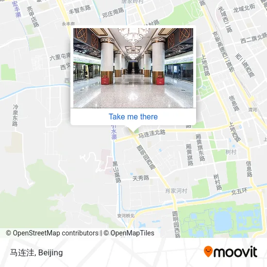 马连洼 map