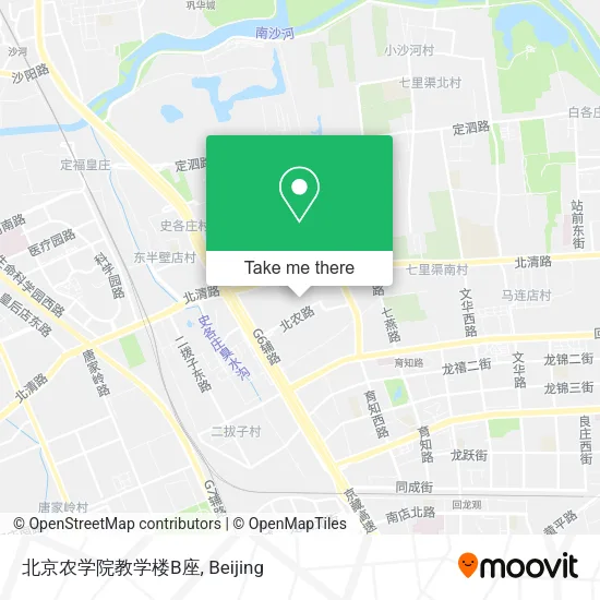 北京农学院教学楼B座 map